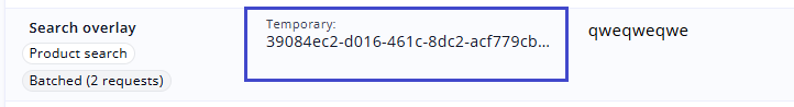 Filter the search requests by your user ID