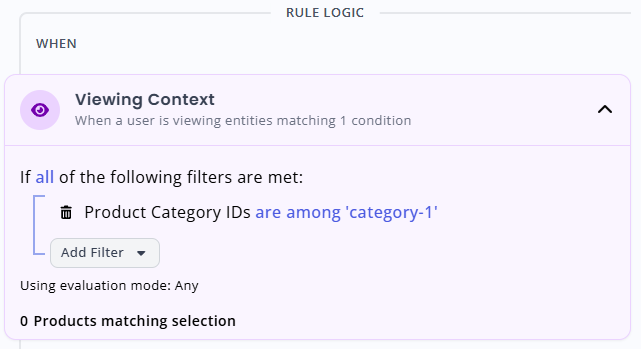 Viewing Context in Merchandising