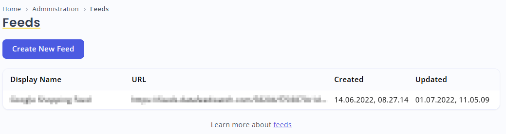 My Relewise Feeds