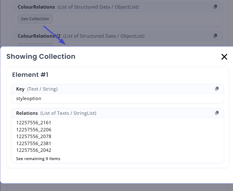 My Relewise Data Object Sorting